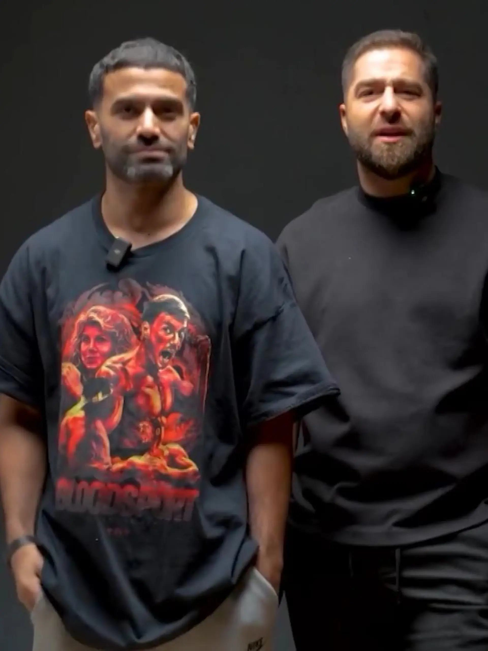 Nizar Akremi und Shayan Garcia geben Statement ab.
