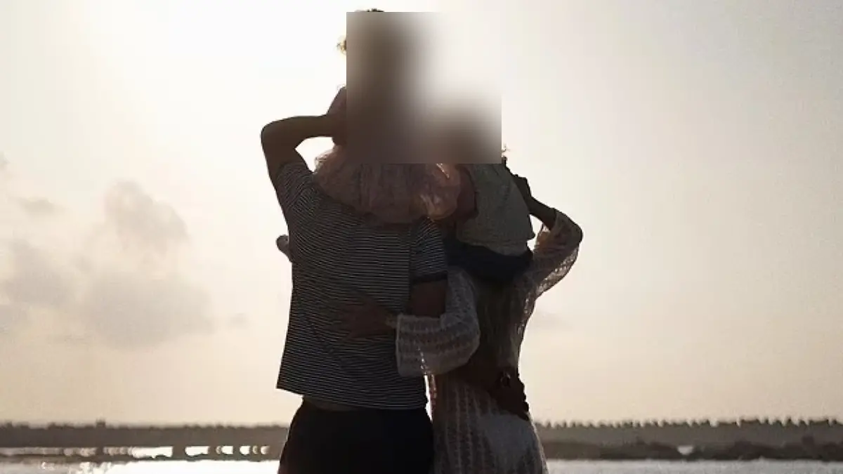 Thomas und Ivana L. mit ihren beiden kleinen Töchtern