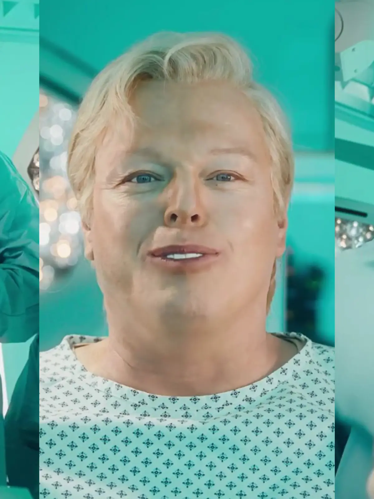 Michael Bully Herbig operiert als Dr. Lamborghini den neuen Stefan Raab.