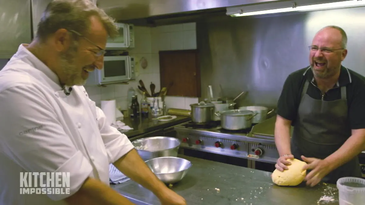 Christian Lohse macht eine sensationell gute Pasta Verbaler Ritterschlag vom italienischen Koch