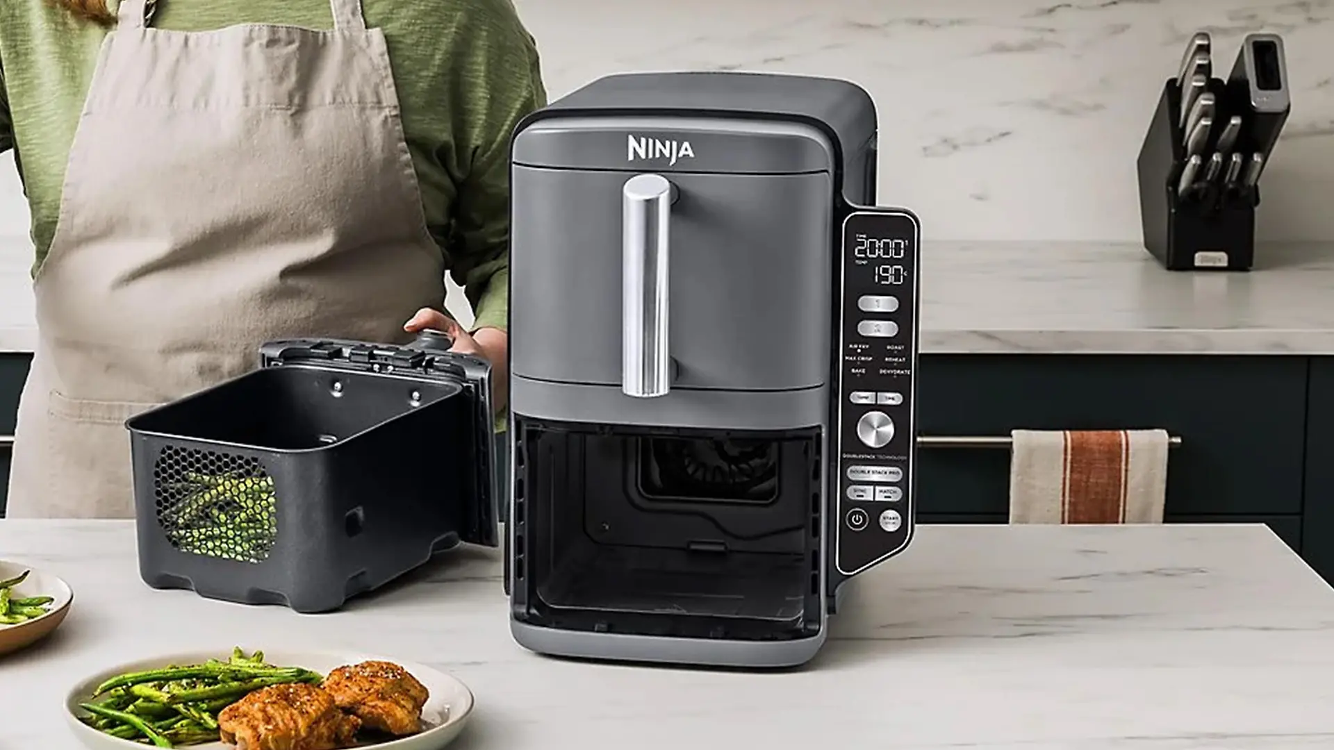 Ninja-Double-Stack-Heißluftfritteuse