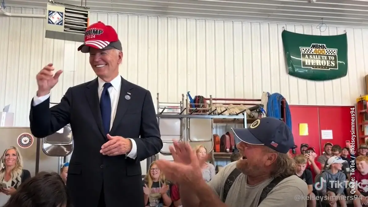 Biden zal Trump-Kappe nooit laten verdwijnen op de president van Hunde-Essen