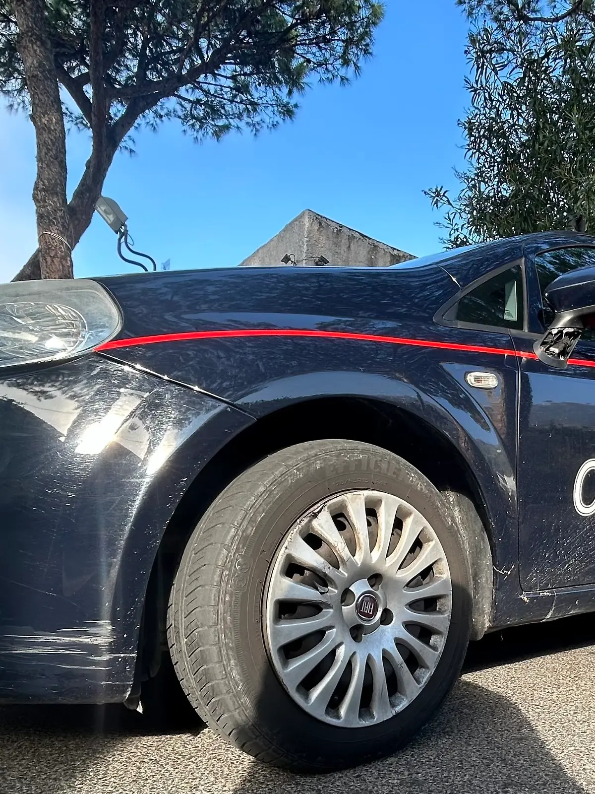 Italienisches Polizeiauto