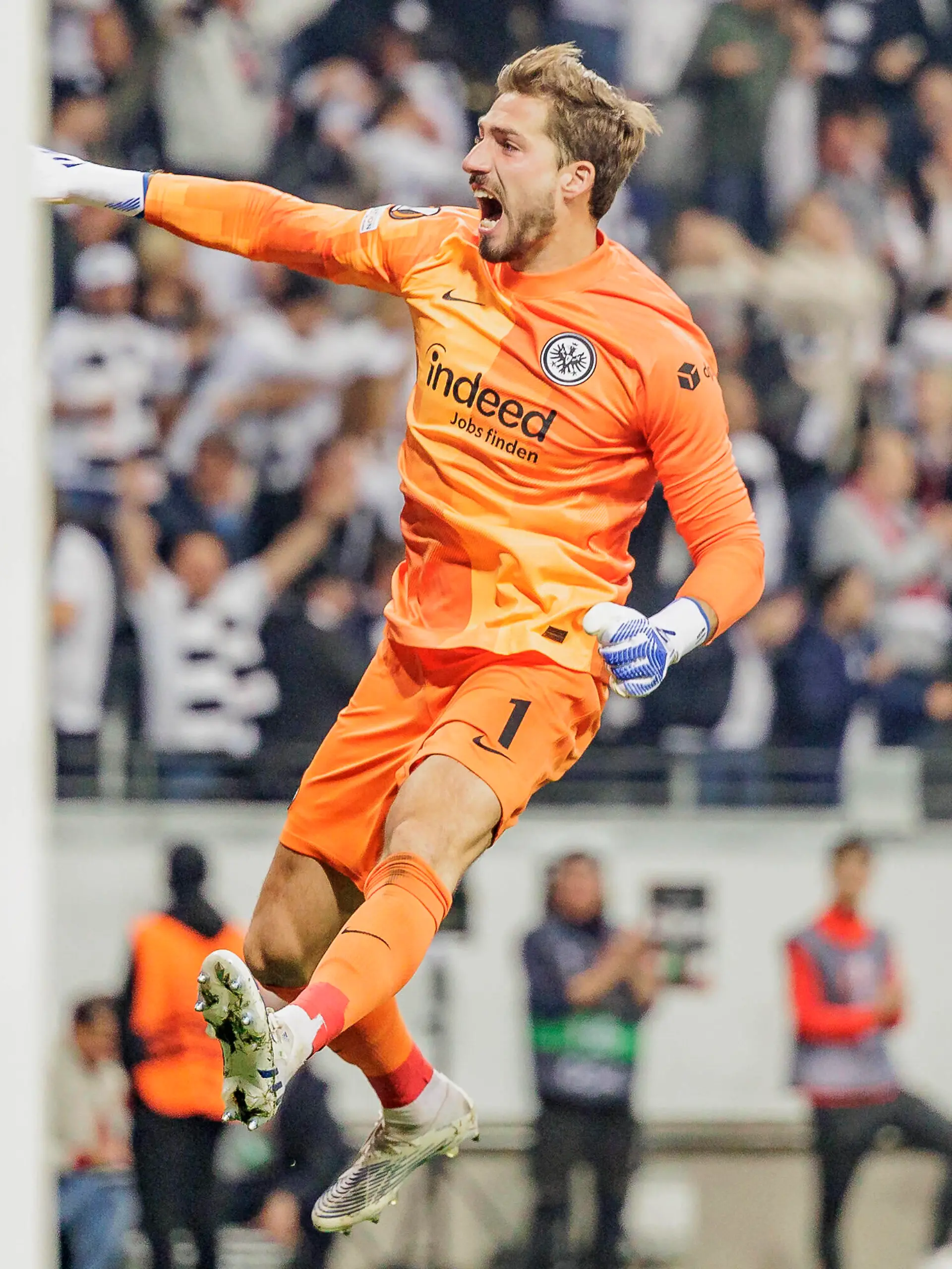 UEFA Europa League, Eintracht Frankfurt vs. West Ham United, Deutsche Bank Park, Frankfurt, 05.05.2022 Kevin Trapp Eintracht Frankfurt 1, Eintracht Frankfurt vs. West Ham United, Frankfurt, Deutsche Bank Park, 5.5.2022 *** UEFA Europa League, Eintracht Frankfurt vs West Ham United, Deutsche Bank Park, Frankfurt, 05 05 2022 Kevin Trapp Eintracht Frankfurt 1 , Eintracht Frankfurt vs West Ham United, Frankfurt, Deutsche Bank Park, 5 5 2022 Copyright: xBEAUTIFULxSPORTS/Gawlikx 