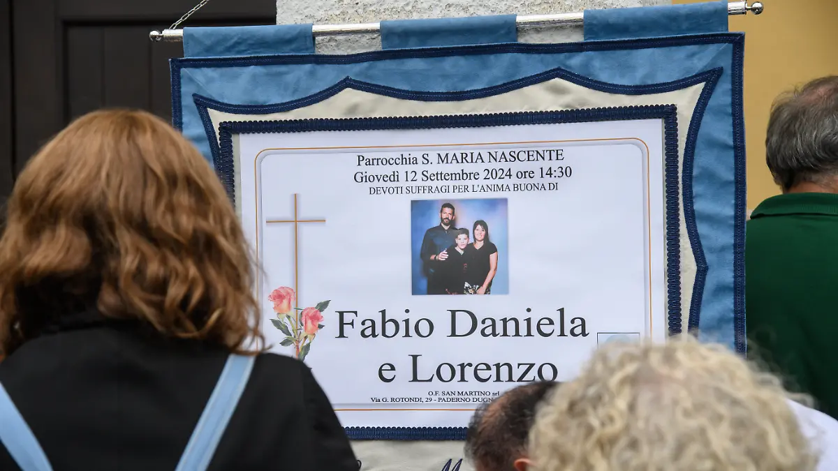 Beerdigung der Familie in Italien