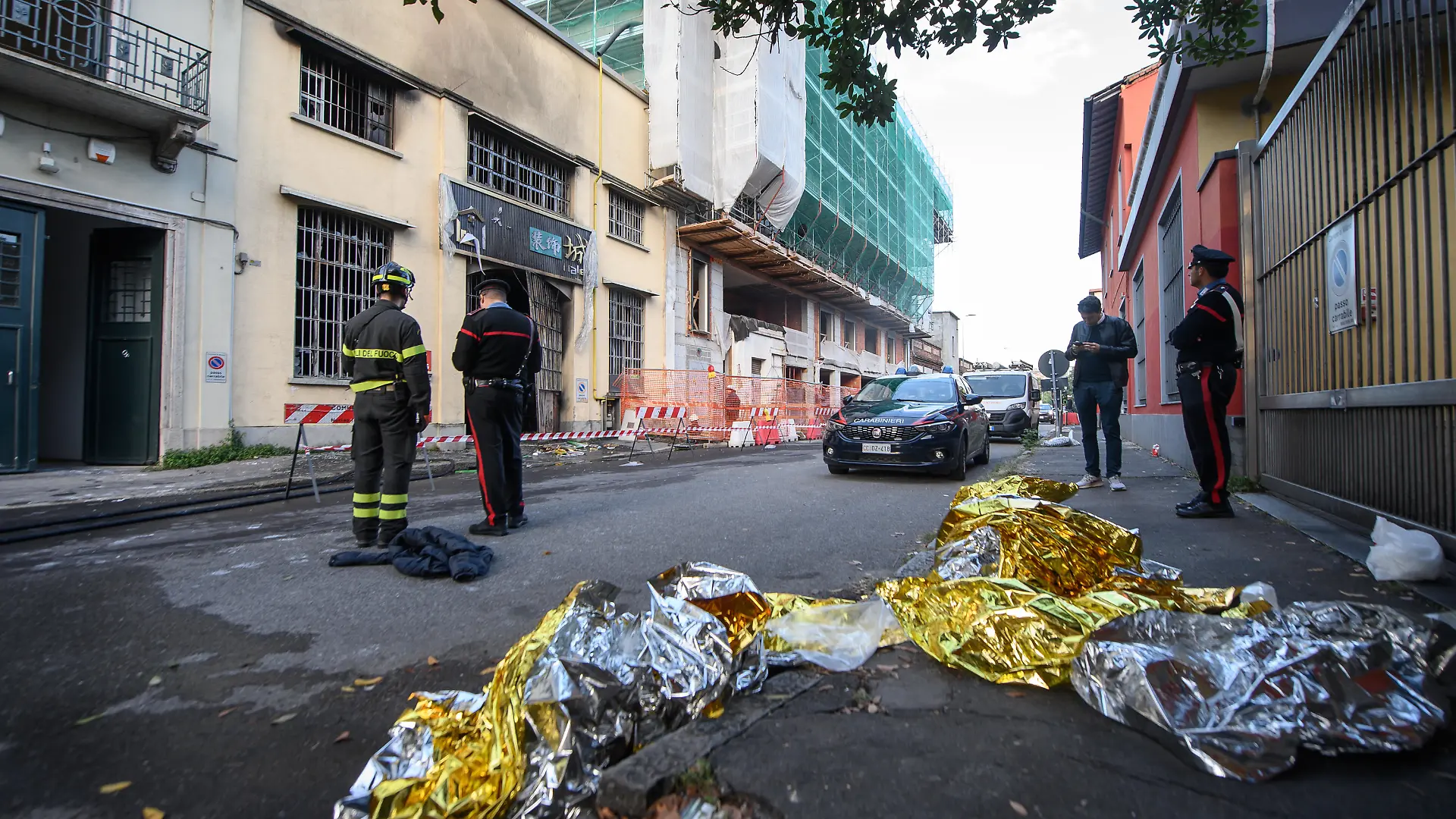 Drei Tote bei einem Brand in Mailand