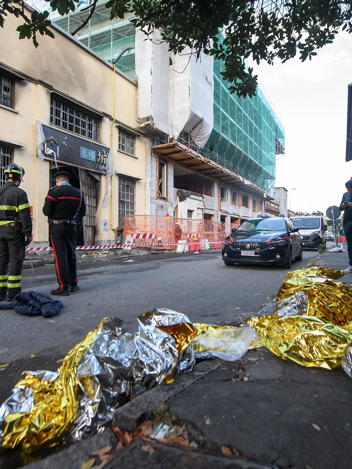 Drei Tote bei einem Brand in Mailand