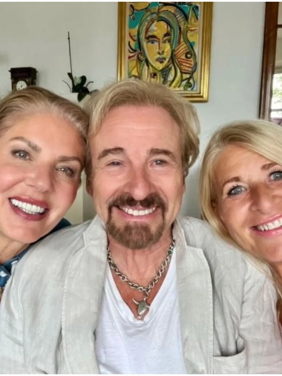 Thomas Gottschalk mit seiner Frau Karina Mroß und Schwester Raphaela Ackermann