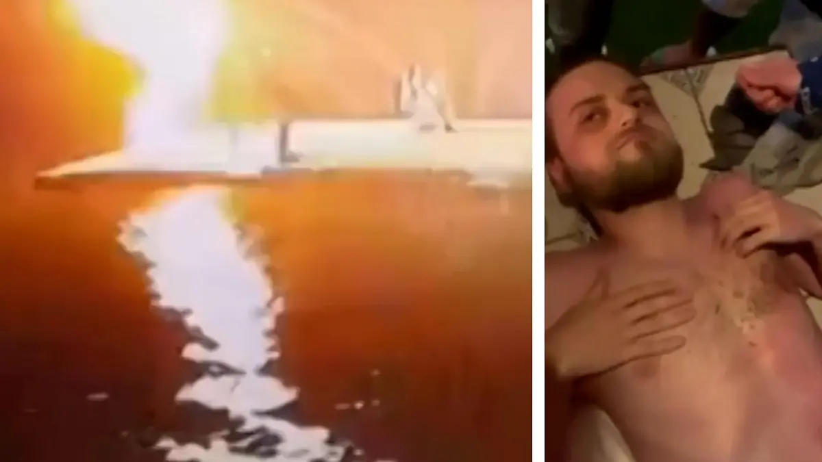 Naturgewalt stoppt Tanzvideo! Mann wird vom Blitz getroffen, Kamera filmt Aufprall