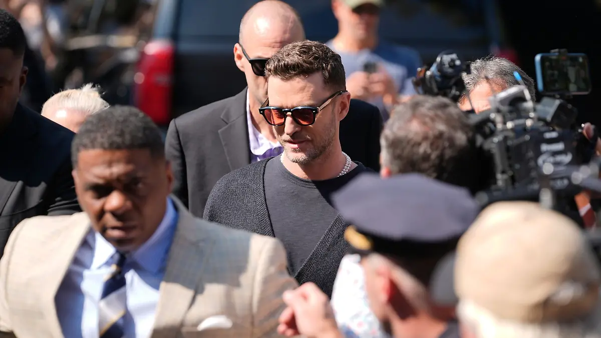Justin Timberlake vor dem Gericht