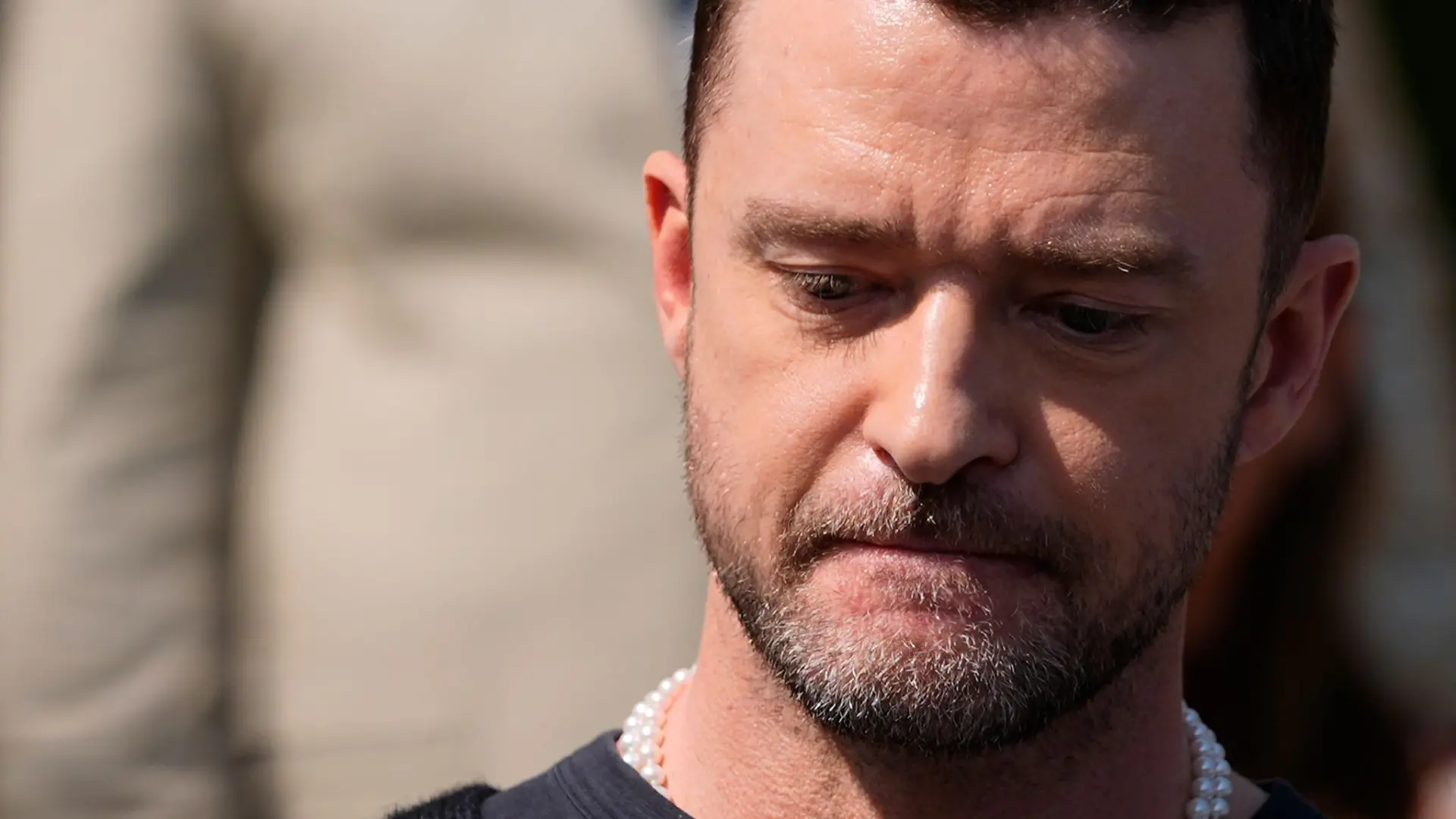 Justin Timberlake vor dem Gerichtsgebäude