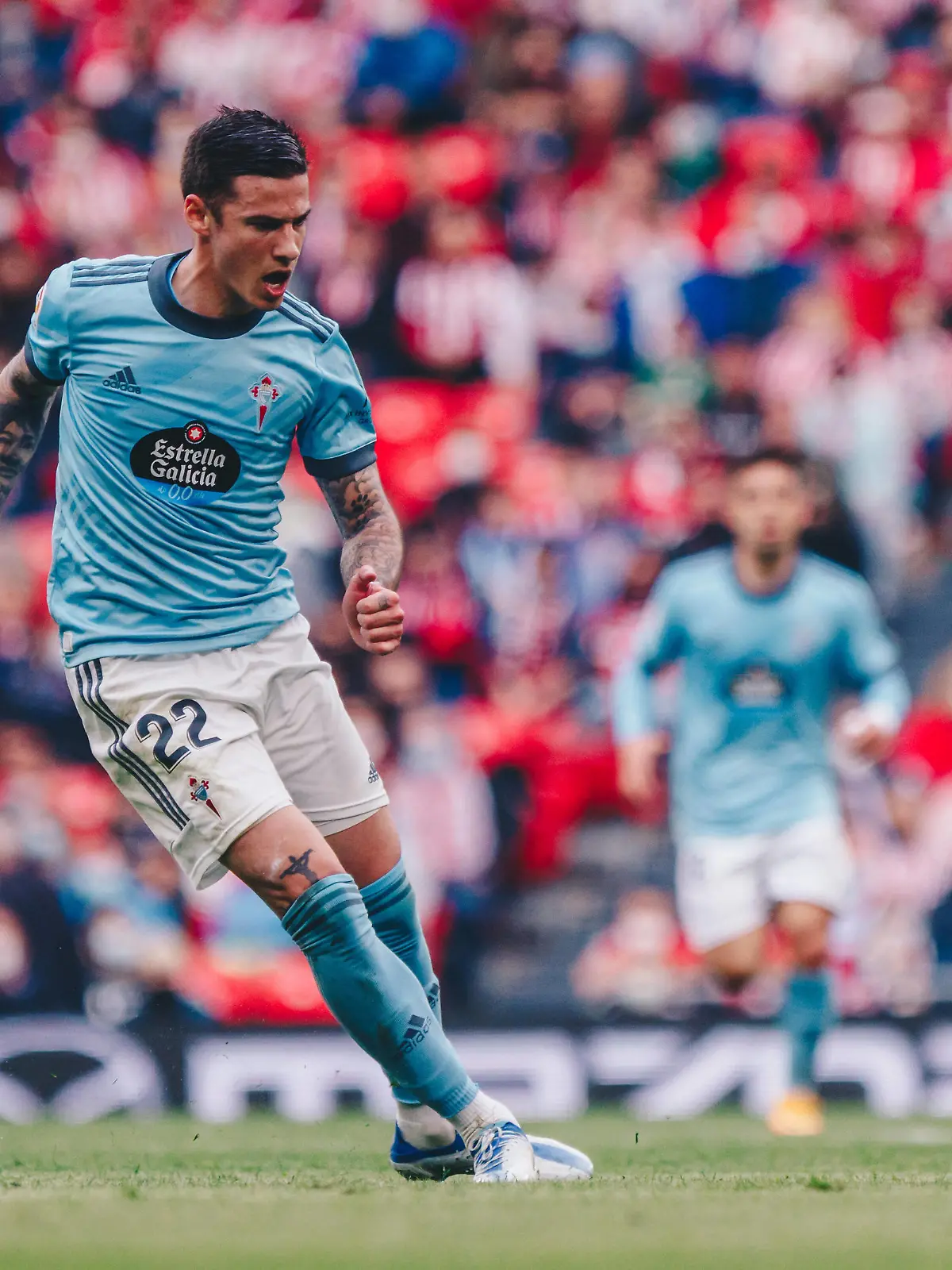 April 17, 2022, Bilbao, Basque Country, Spain: SANTI MINA 32 of Celta during the La Liga Santander match between Athletic Club and Celta de Vigo at San Mames stadium. Bilbao Spain - ZUMAf312 20220417_znp_f312_027 Copyright: xEduxDelxFresnox 