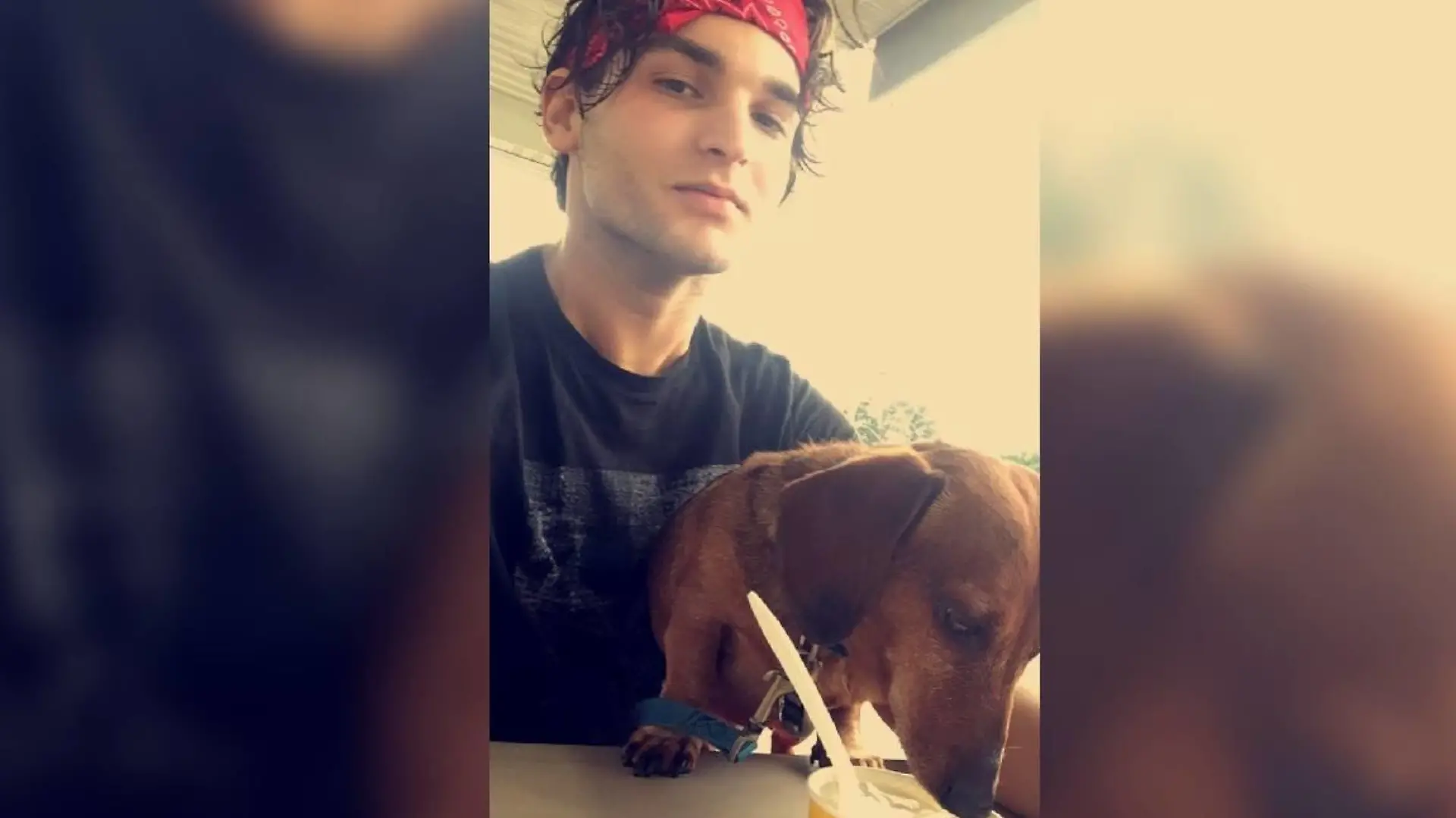 Joe DiMeo  mit Hund