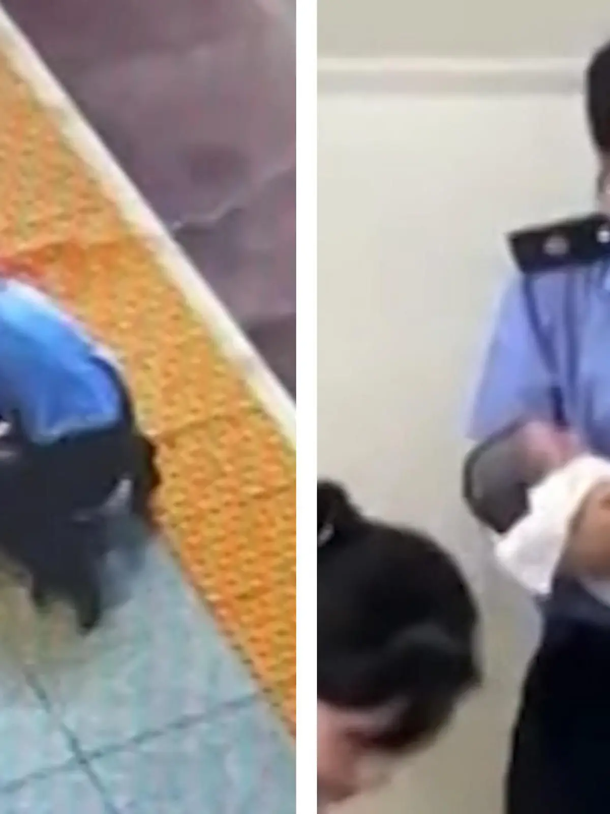 Das war schnell! Noch im Zug kriegt eine hochschwangere Frau Wehen. Am nächsten Bahnhof schafft sie es gerade so noch auf den Bahnsteig, dann kommt das Baby. Wie die Geburt verläuft zeigen wir im Video. 