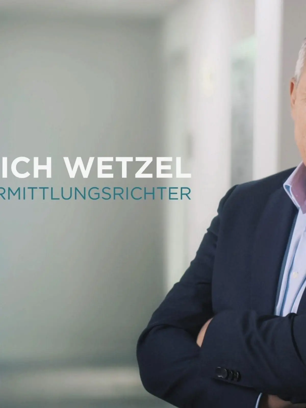 Jetzt auch Ermittlungsrichter: Ulrich Wetzel