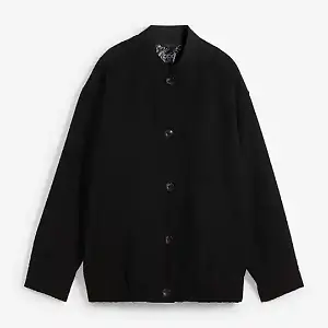 Oversized Jacke in Wolloptik