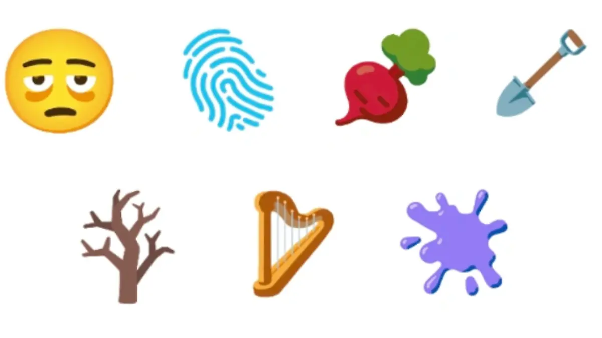 Sieben neue Emojis