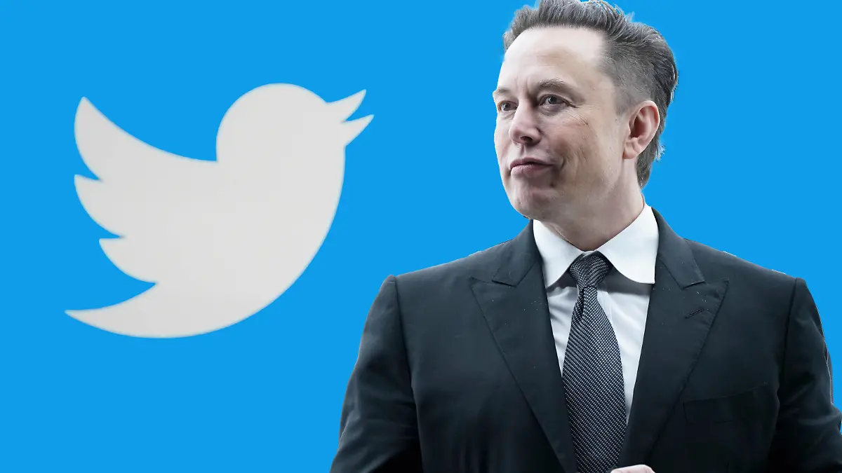  Symbolbild Elon Musk uebernimmt Twitter Milliardaer Elon Musk kauft den erfolgreichen Kurznachrichtendienst Twitter Fotomontage *** Symbol image Elon Musk takes over Twitter Billionaire Elon Musk buys the successful short message service Twitter Photo montage