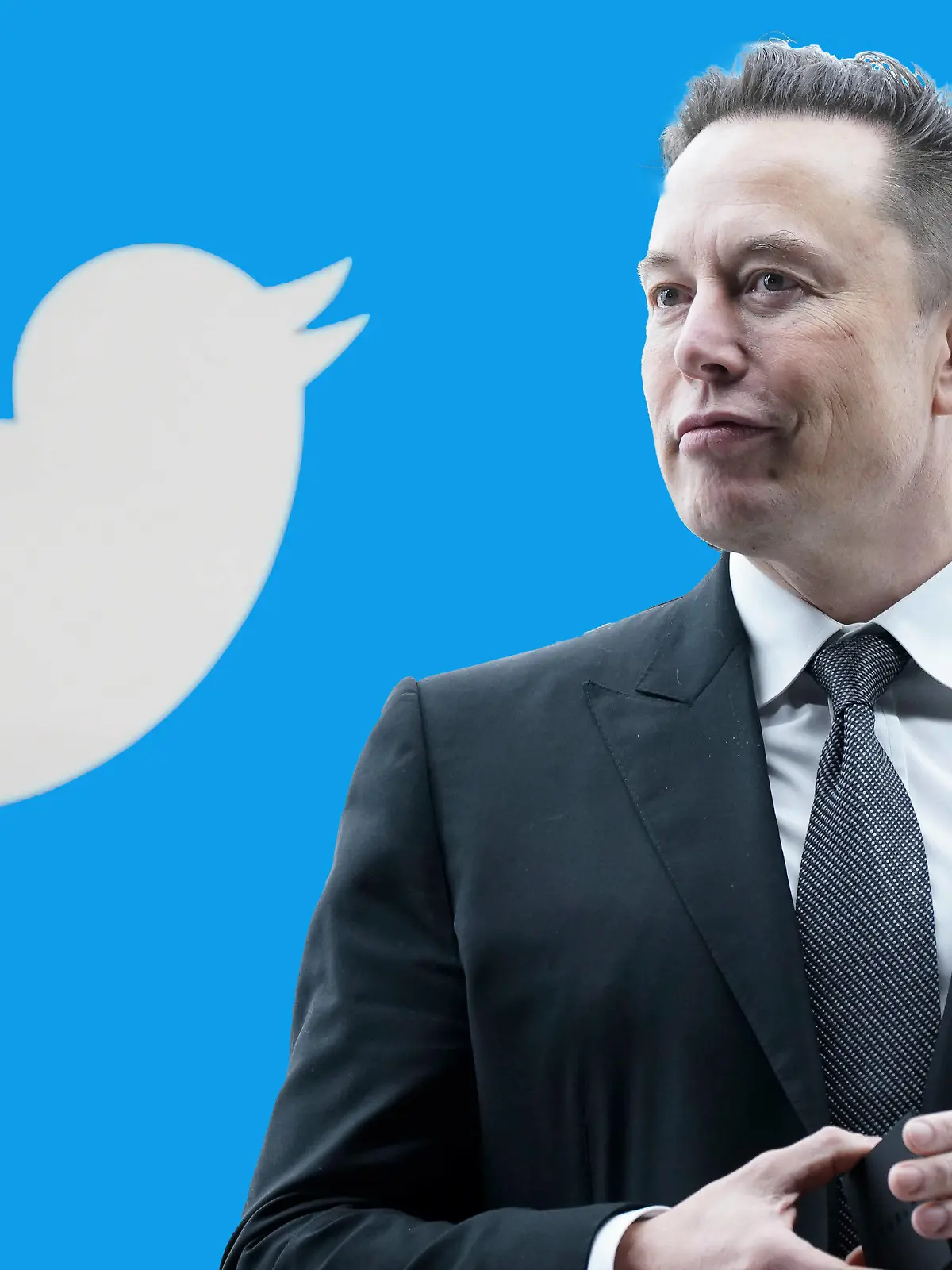  Symbolbild Elon Musk uebernimmt Twitter Milliardaer Elon Musk kauft den erfolgreichen Kurznachrichtendienst Twitter Fotomontage *** Symbol image Elon Musk takes over Twitter Billionaire Elon Musk buys the successful short message service Twitter Photo montage