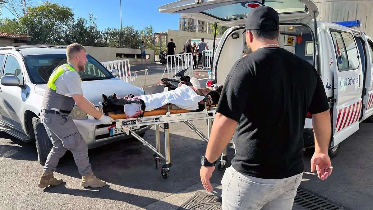 Bei den Explosionen im Libanon wurden zahlreiche Mitglieder der schiitischen Hisbollah-Miliz verletzt.
