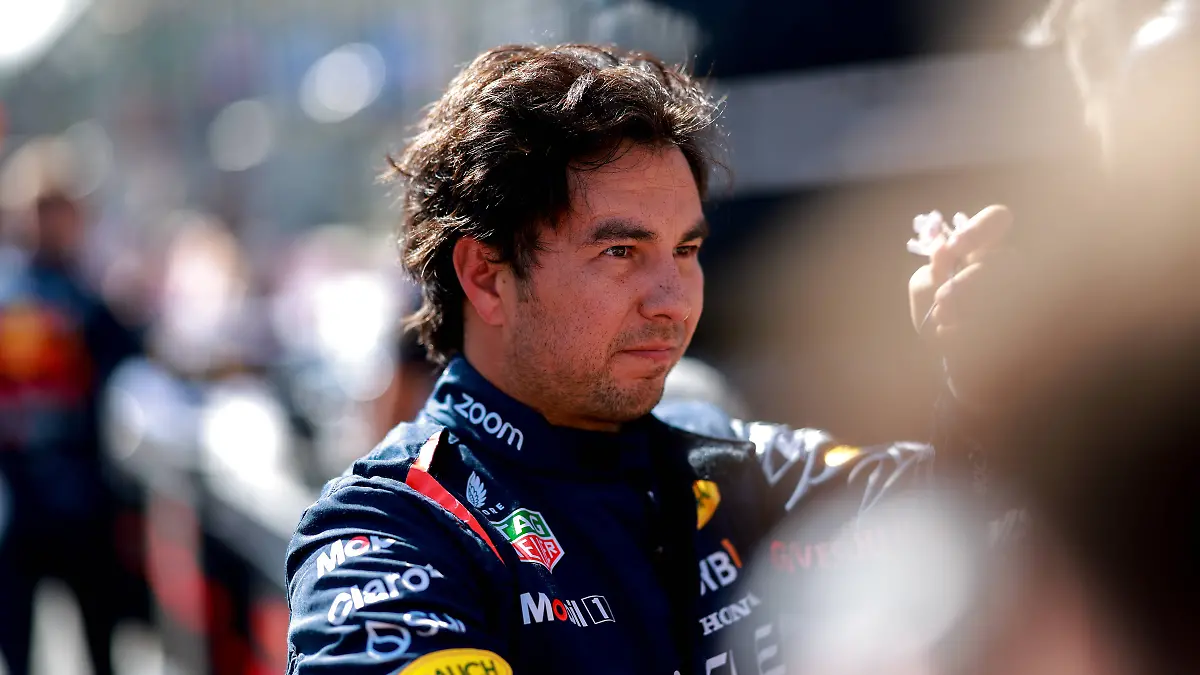 Sergio Perez schied kurz vor Ende des Baku-Rennens aus.
