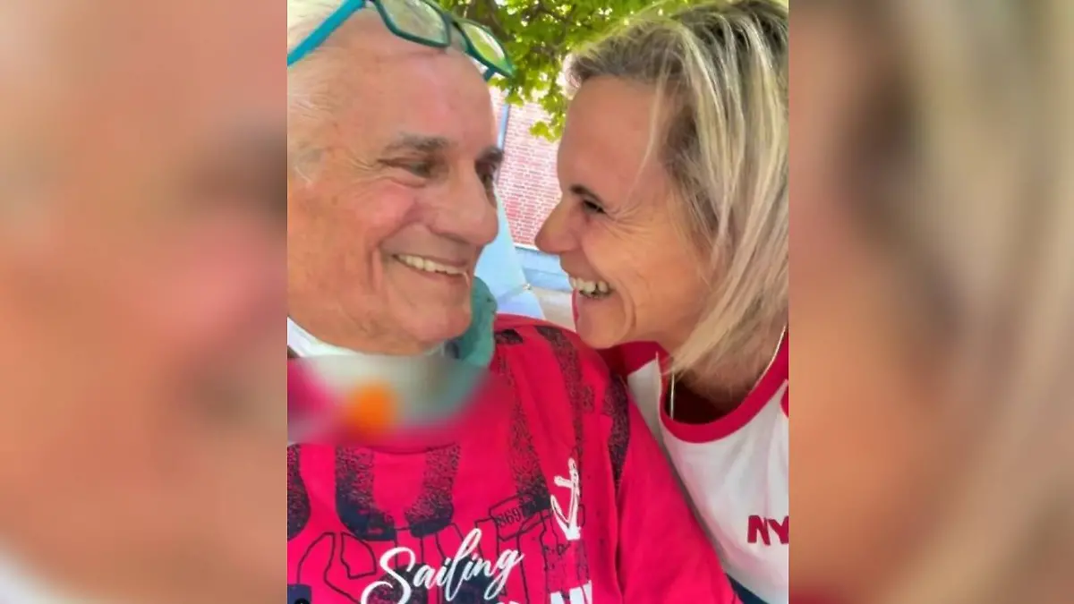 Heinz Hoenig mit seiner Ehefrau Annika.