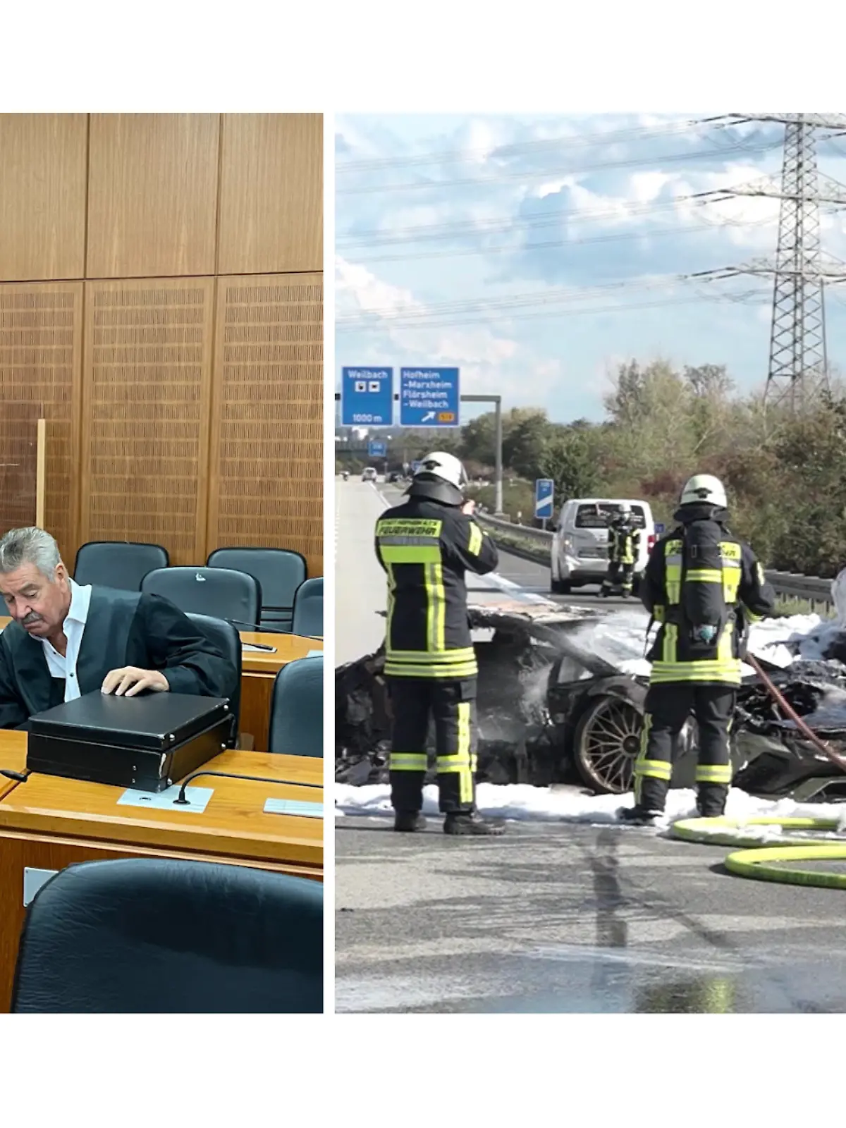 Ramsy A. soll mit 200km/h über die Autobahn gefahren sein, bis es zu einem Crash kommt