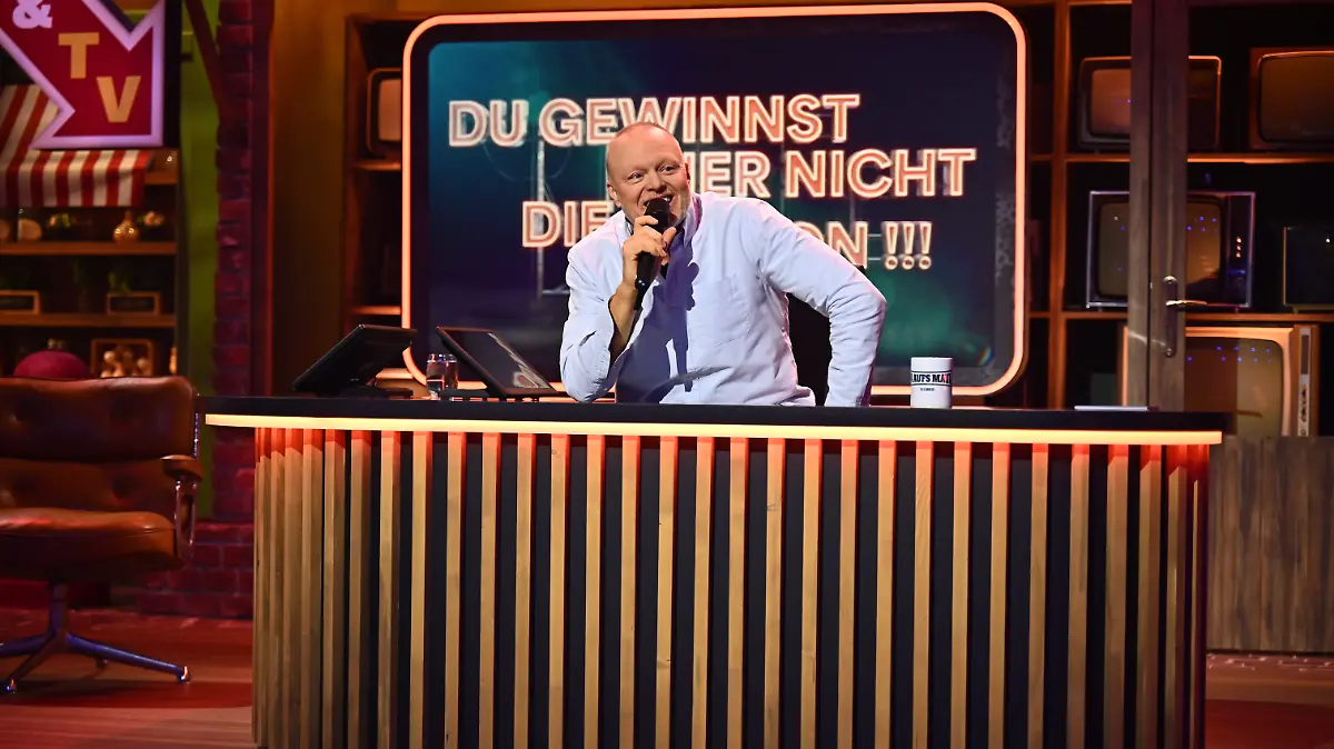 Stefan Raab bei der Premiere seiner neuen RTL+ Show