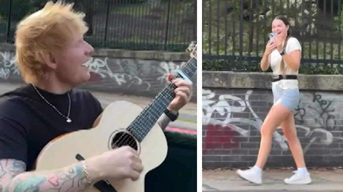 Privatkonzert beim Joggen! Ed Sheeran überrascht Fan Schöner kann LAUFEN nicht sein!
