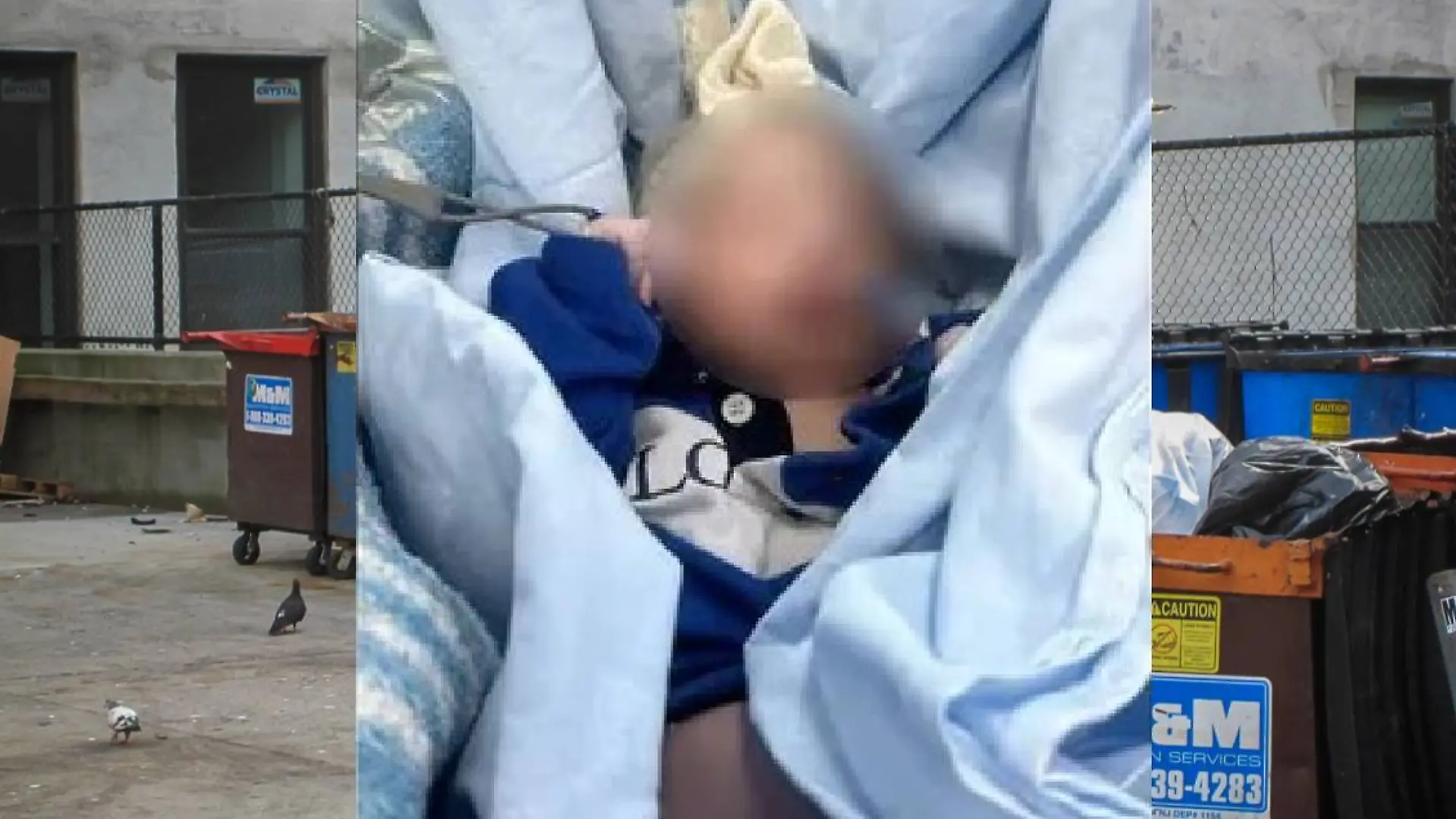 Baby in Müllcontainer gefunden