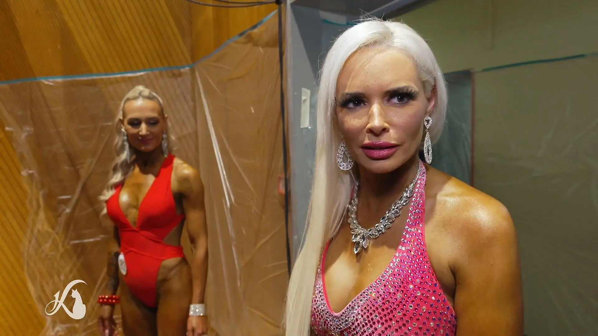 Daniela Katzenberger kurz vor ihrem Auftritt Aufregung pur
