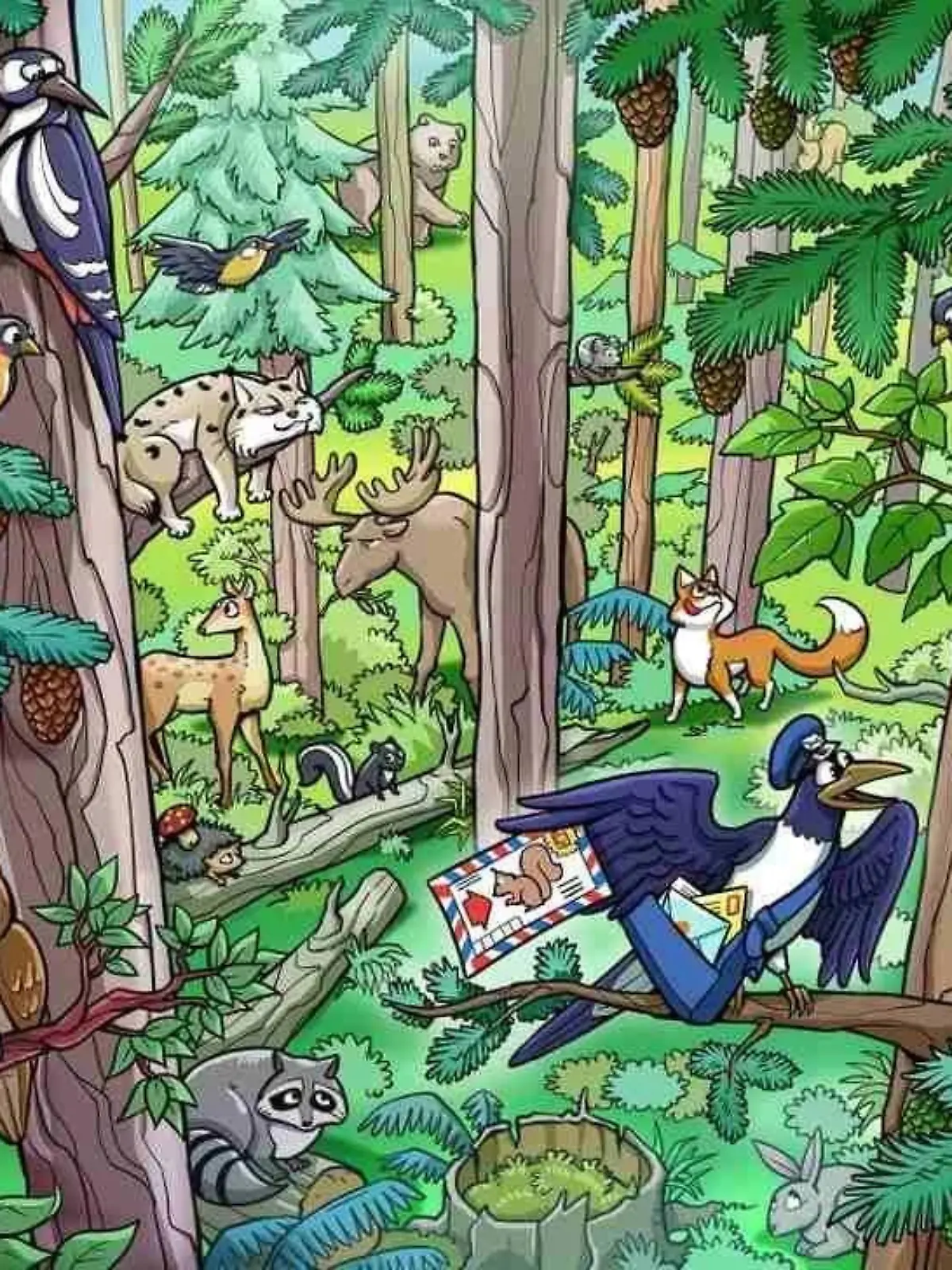 Eichhörnchen-Suchbild