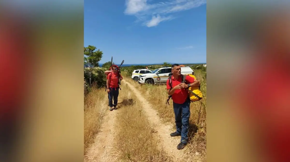 Rettungskräfte an der Adria-Küste in Kroatien