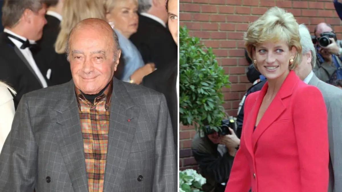 Mohamed Al Fayed und Lady Diana