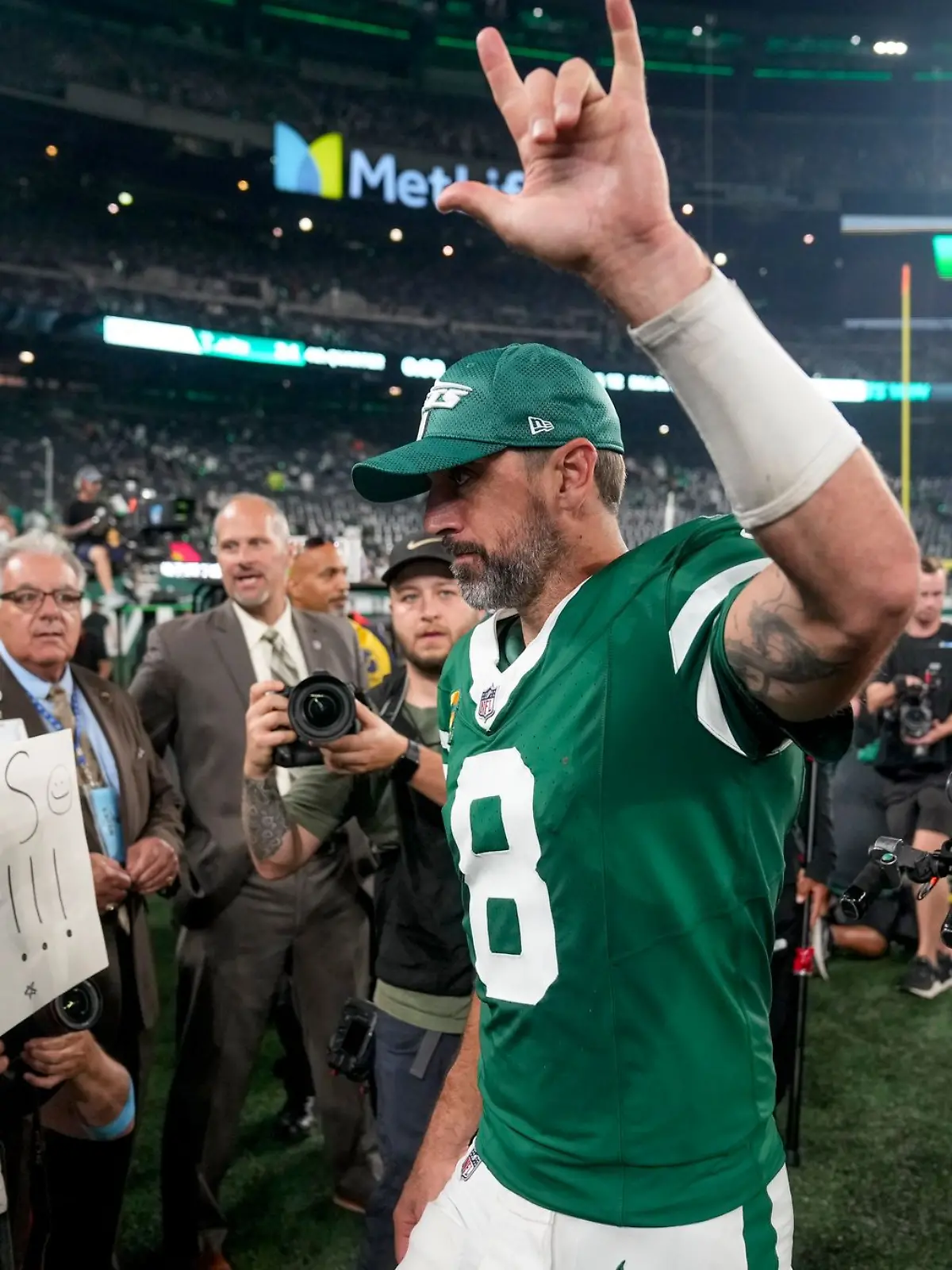 Bild zu: "NFL-Star Aaron Rodgers will ins Weiße Haus"