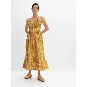 Maxikleid mit Leo-Druck