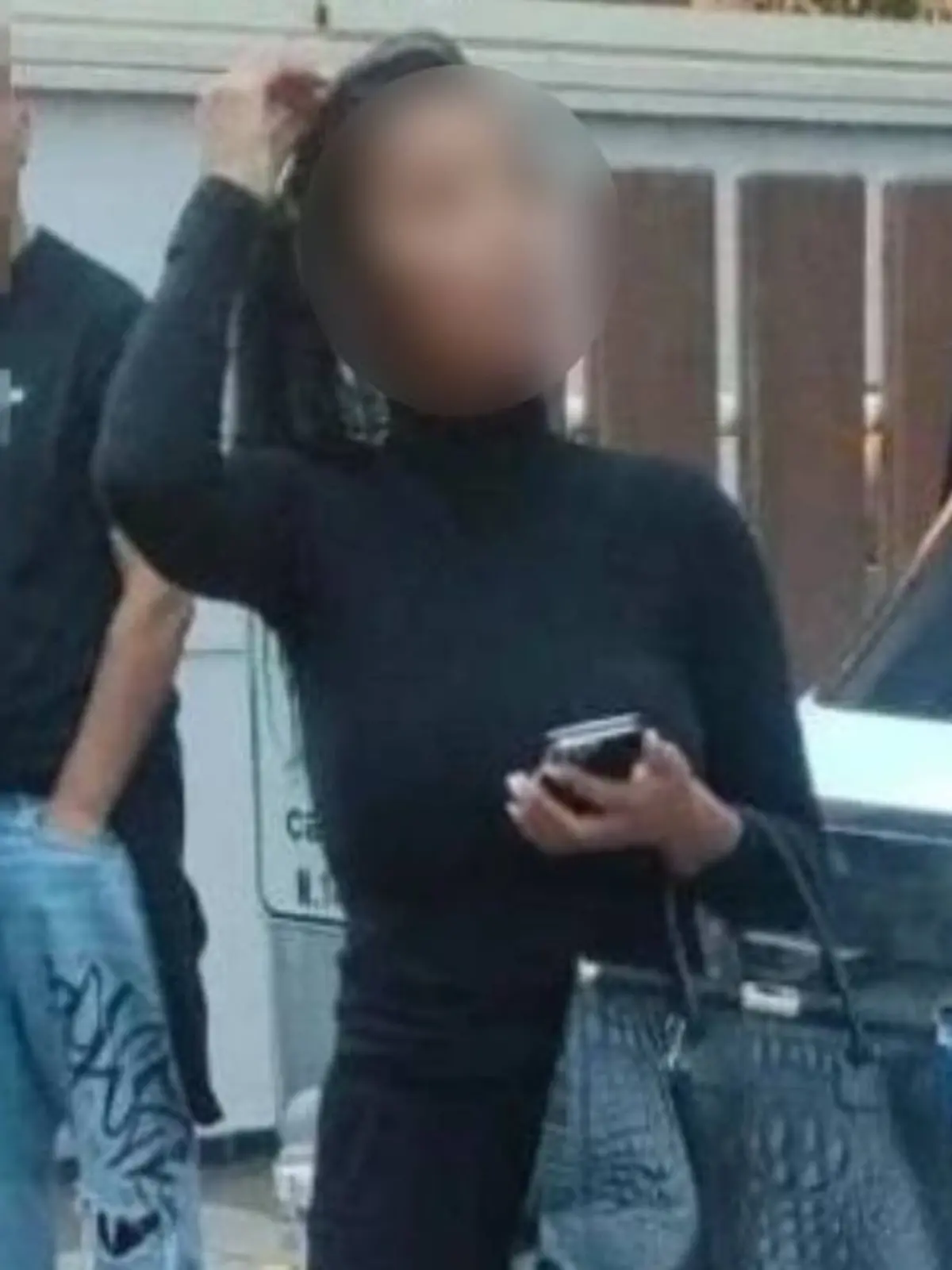 Todesfahrerin Katia P. an der Unfallstelle