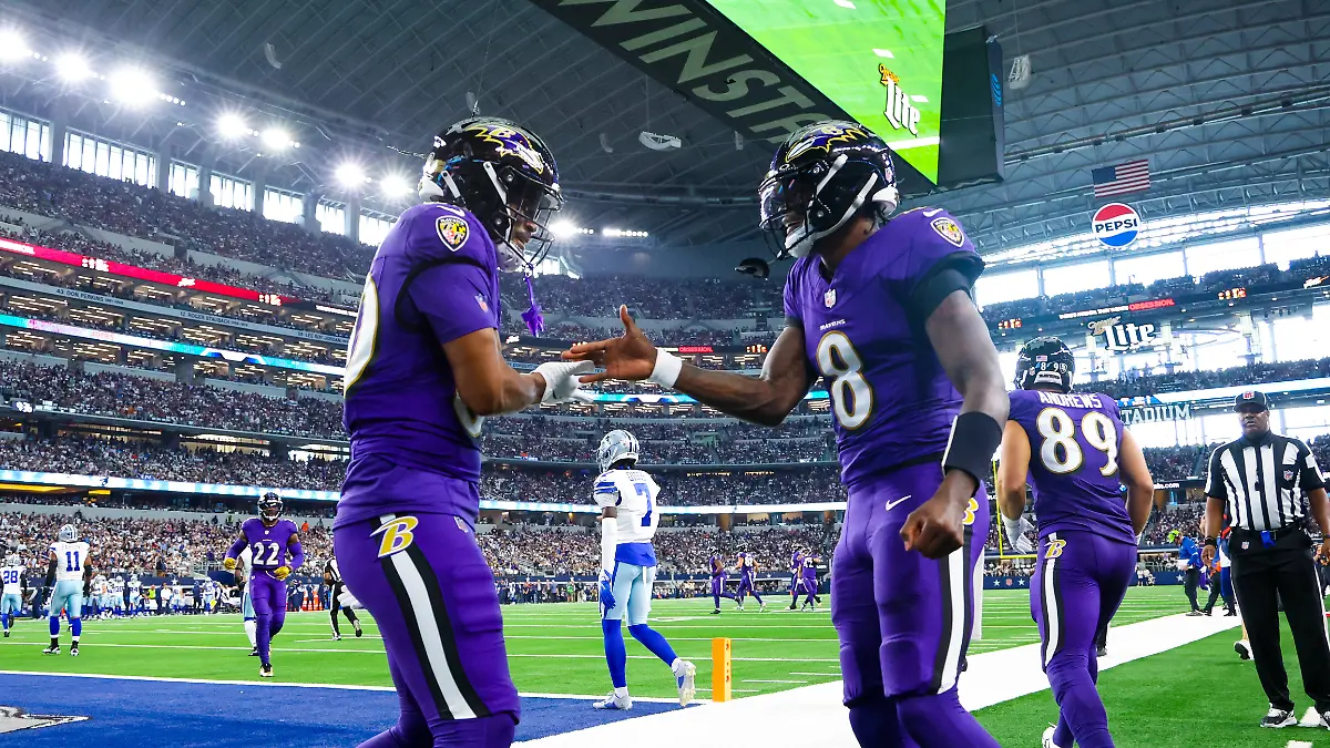 Gute Laune bei den Baltimore Ravens