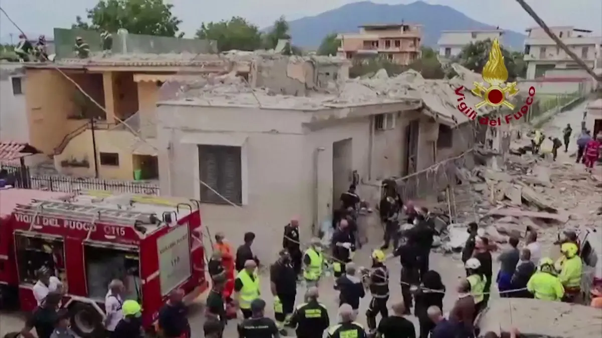 Oma, mama en twee kinderen zijn bij Explosion Drama in Italië