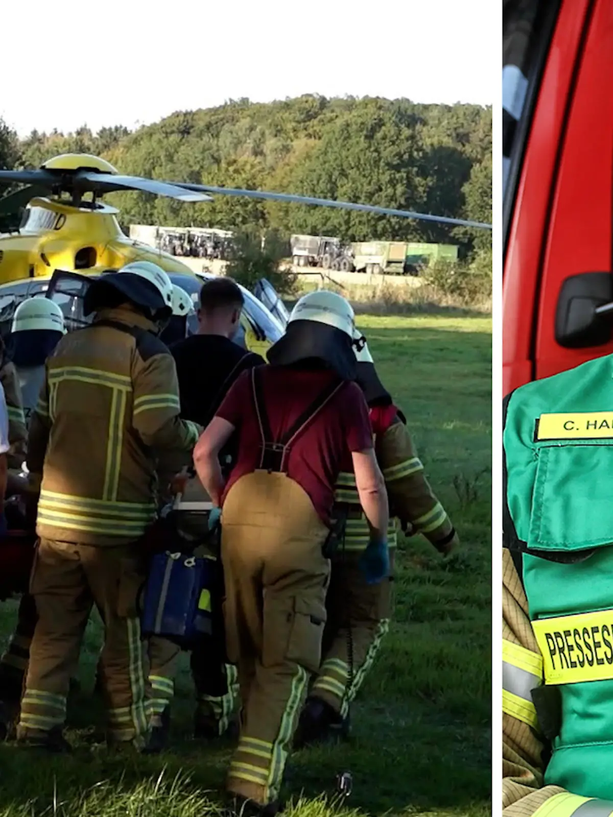 Bild zu: "Feuerwehrmann: So retteten wir den jungen Mann"