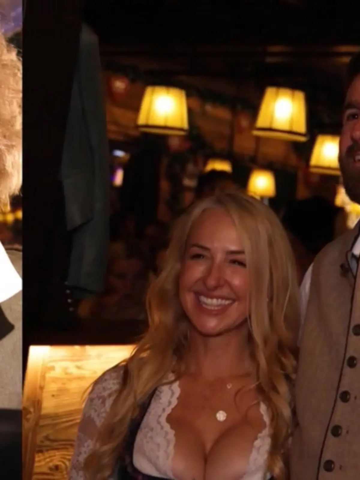 Nicht nur Thomas Gottschalk feiert beim Oktoberfest, auch sein Sohn Roman samt Ehefrau Melissa sind mit dabei. 