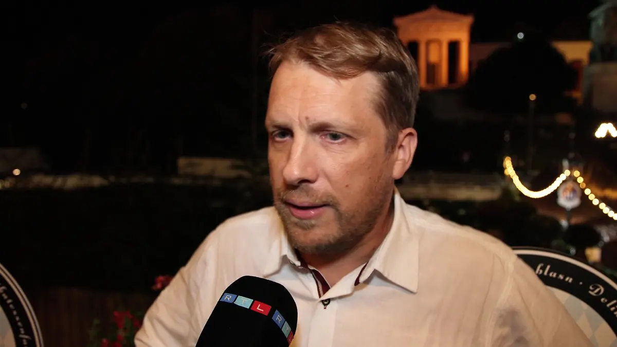 Oliver Pocher im RTL-Interview auf dem Oktoberfest.