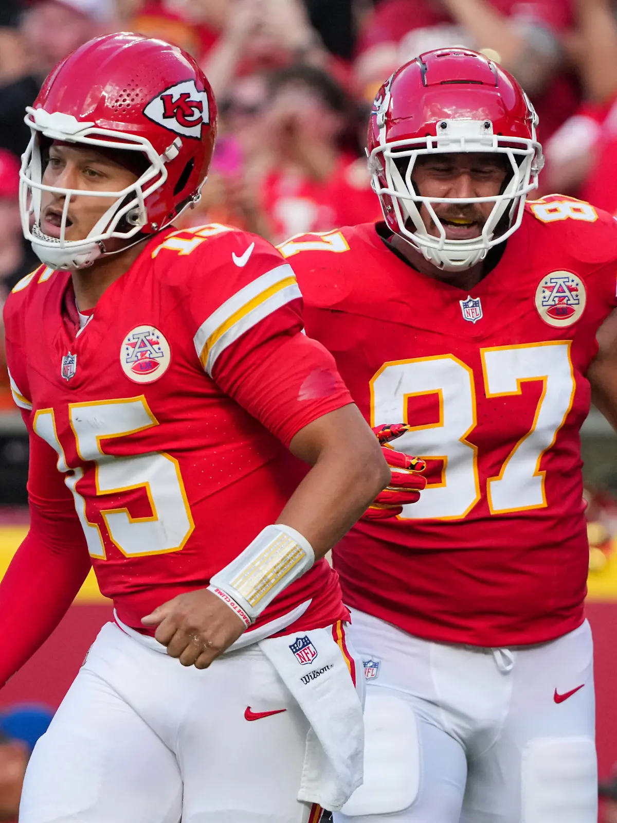 Patrick Mahomes und Travis Kelce treten in Woche 4 der NFL Regular Season mit den Kansas City Chiefs bei den Los Angeles Chargers an