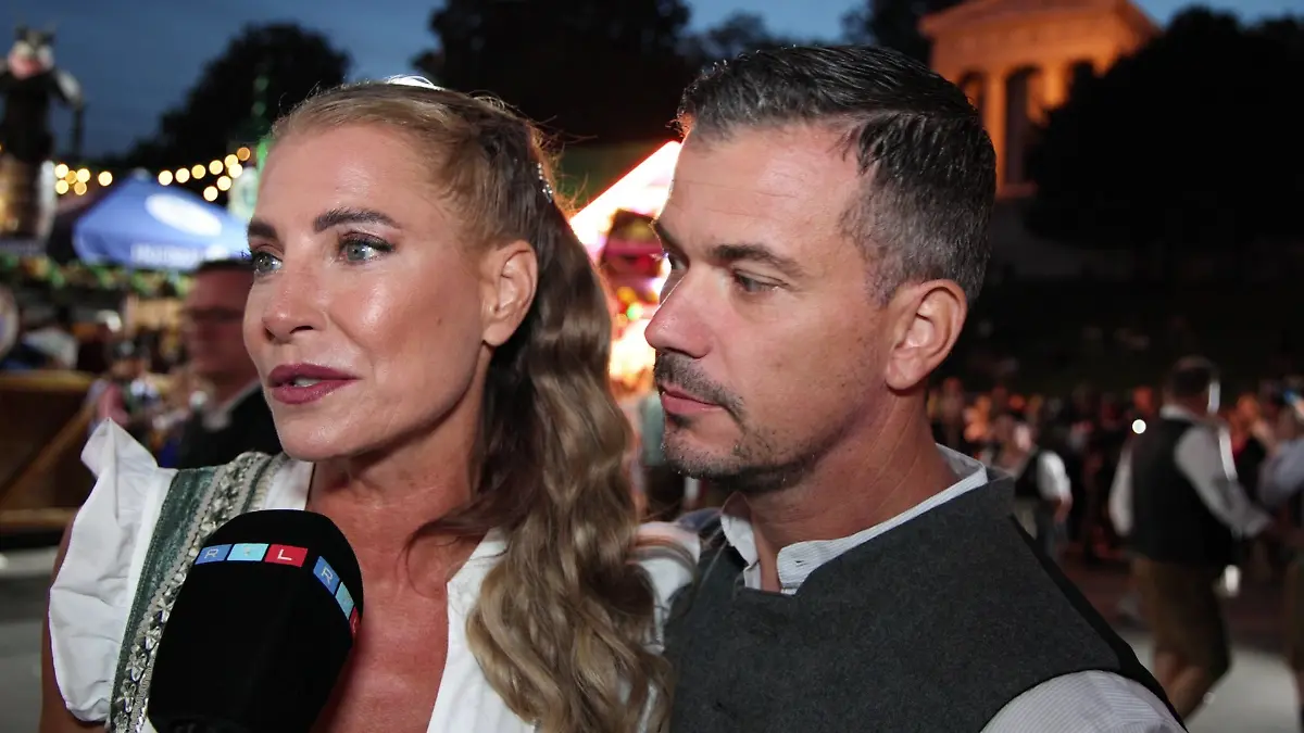 Giulia Siegel und Ludwig Heer auf dem Oktoberfest 2024.