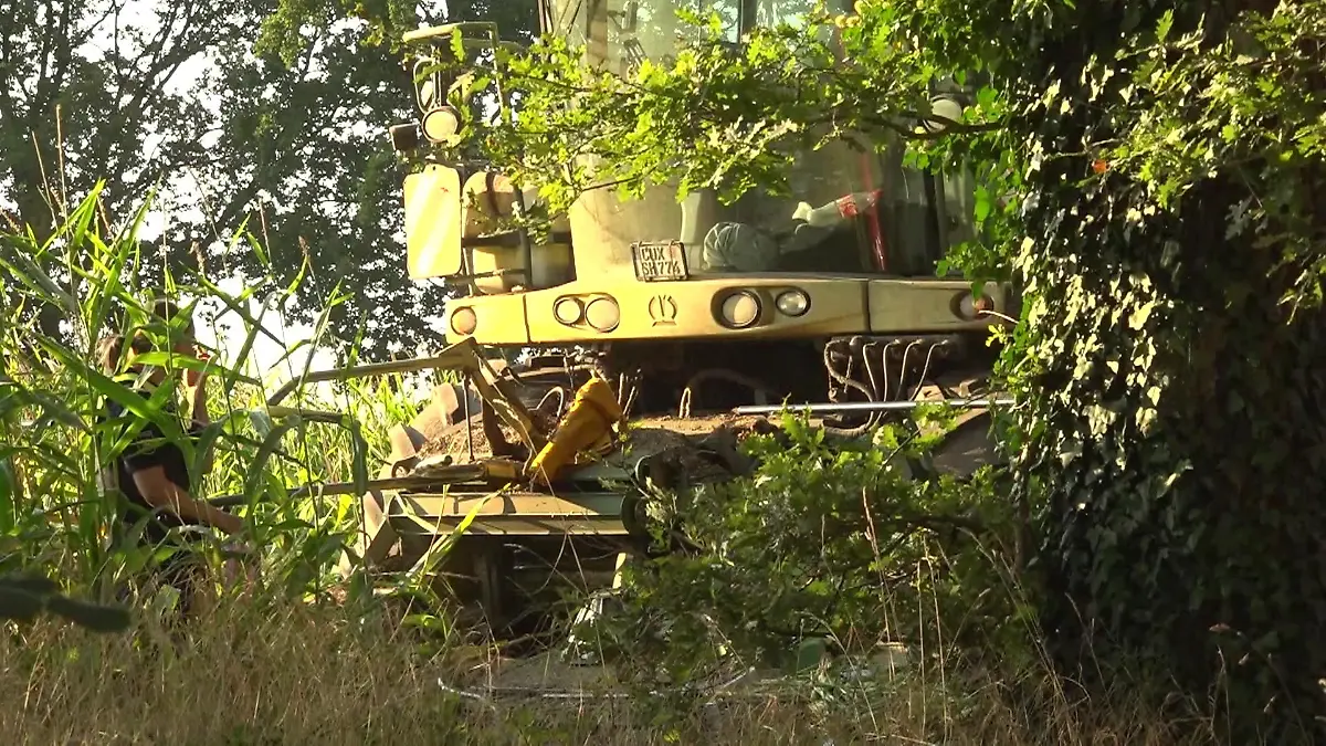 Mann (19) op het Maishäcksler Erntefest Horror-Unfall in Nedersaksen