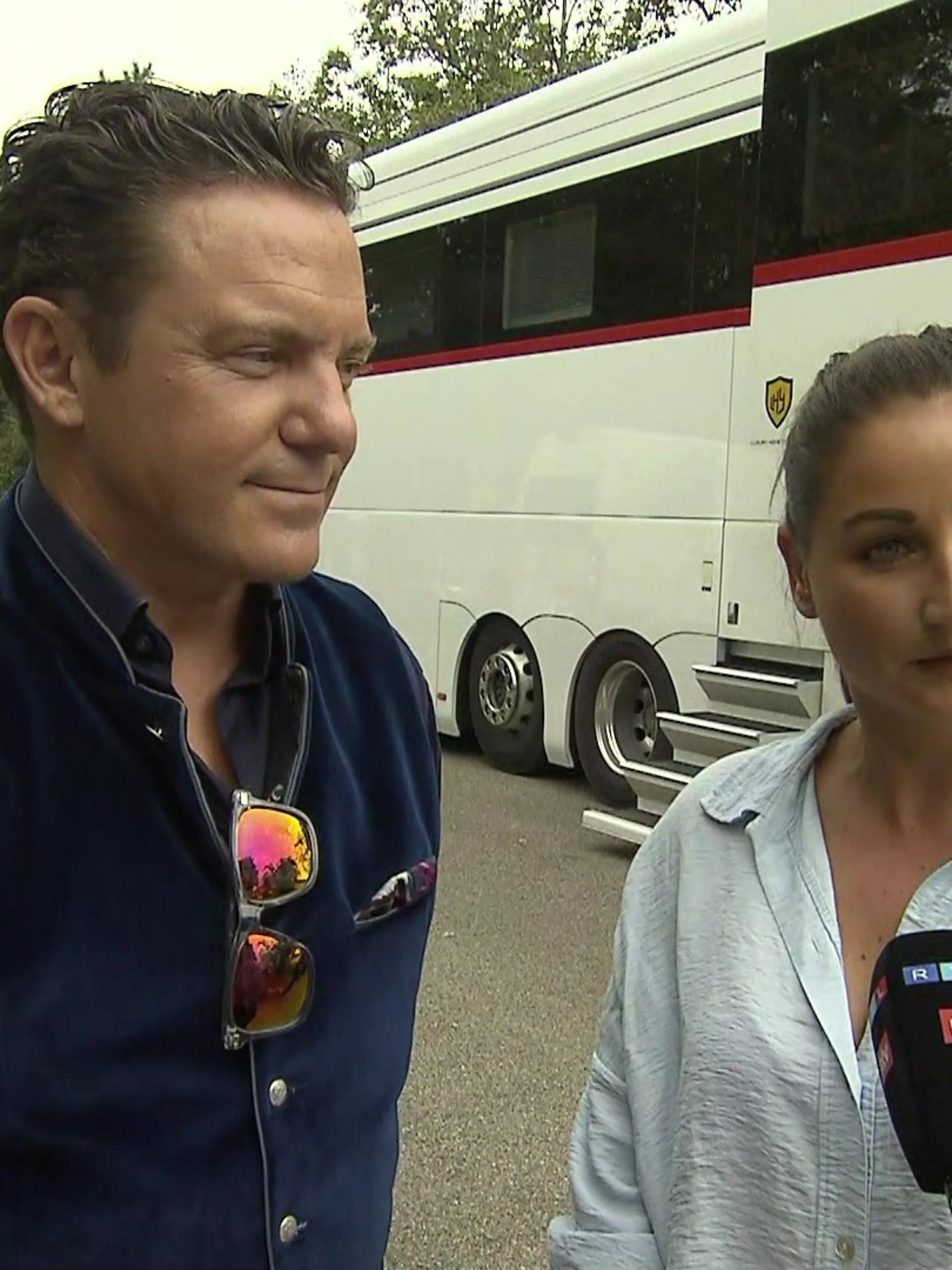 Stefan Mross und Freundin Eva Luginger im RTL-Interview.