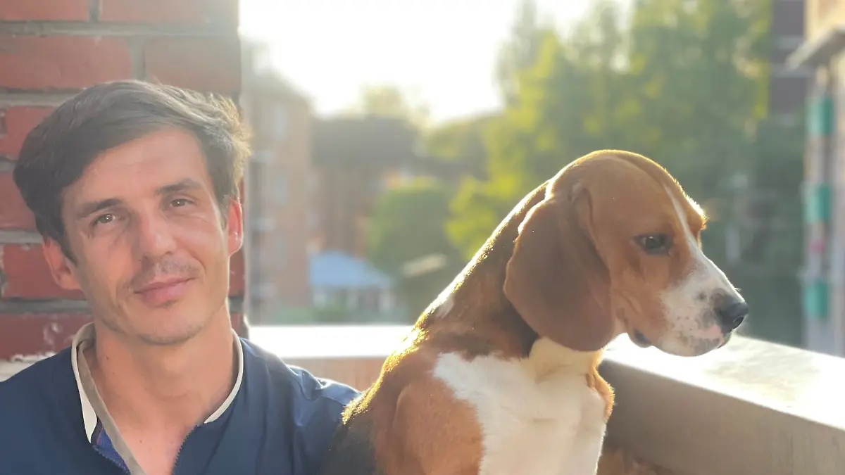 Herrchen Petru Ivanov mit seinem geliebten Pablo