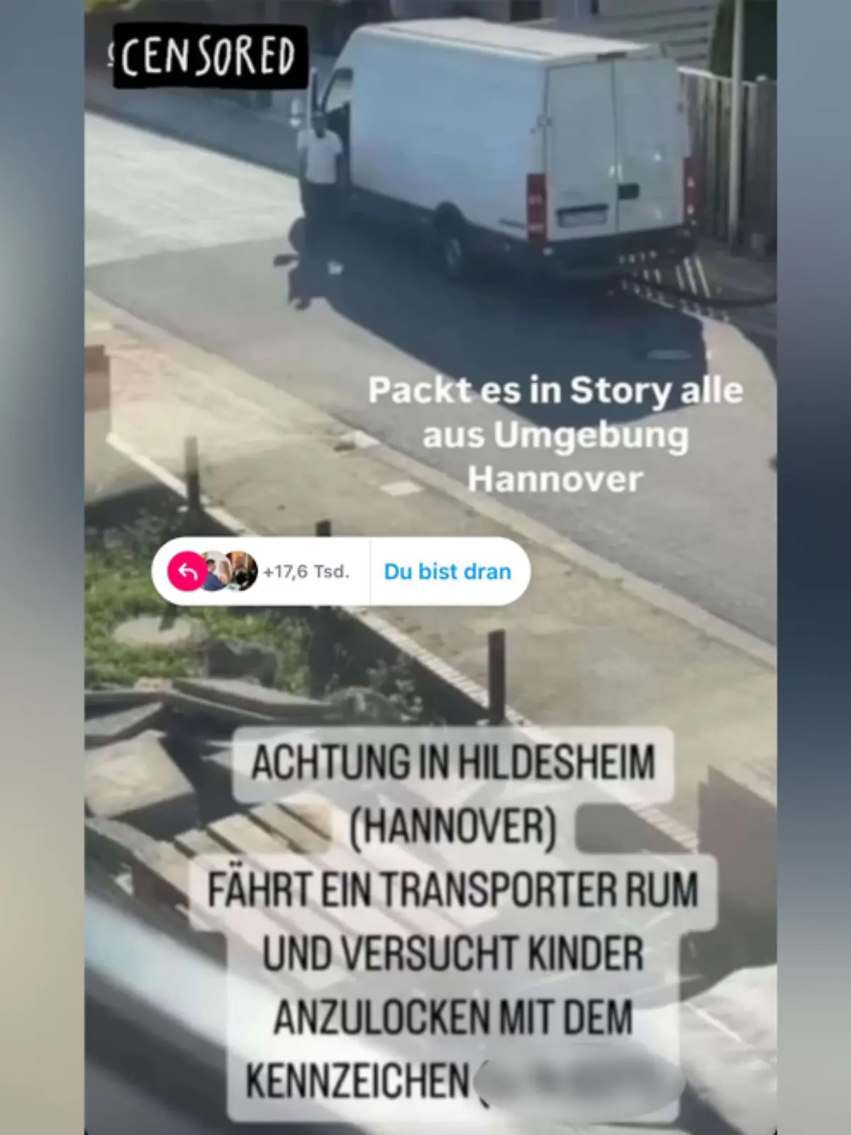 Fake News um einen weißen Transporter verunsichern viele in Hildesheim und Umgebung