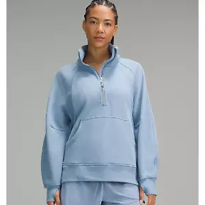 Oversized-Pullover mit Trichterkragen