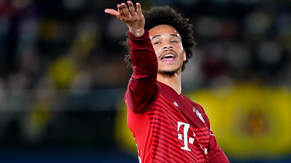  ESP: Villarreal CF - Bayern Munich. UEFA Champions League Leroy Sane of Bayern Munich during the UEFA Champions League match between Villarreal CF and Bayern Munich played at La Ceramica Stadium on April 6, 2022 in Villarreal, Spain. kpng Copyright: xSergioxRuizx/xPRESSINPHOTOx PS_220406_061